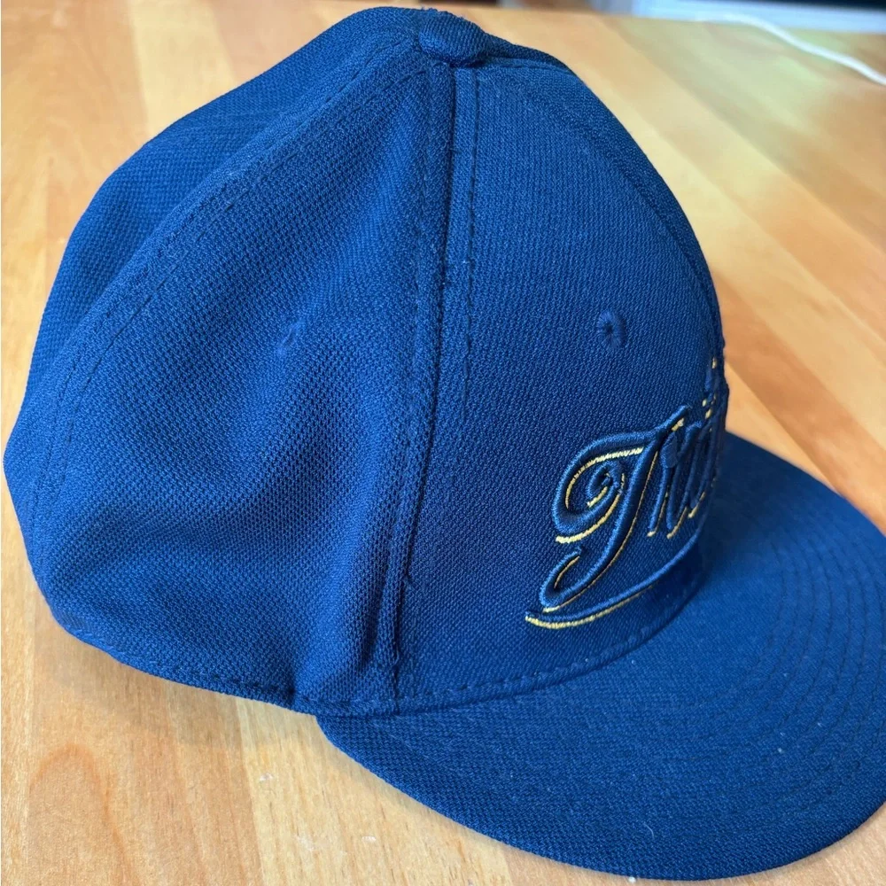 Trinity College Under Armour Hat Bantams Script Yellow and Navy - Picture 5 of 6